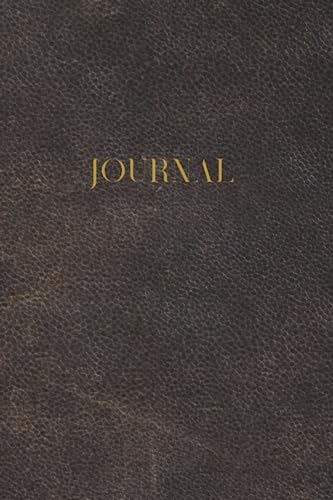 Journal: Leather look vintage