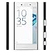 SLEO Sony Xperia X Compact Case - Rubberized Hard PC Back Case Cover for Sony Xperia X Compact Phone - Black