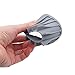 MelonBoat 3 Pack Silicone Shower Soap Dish Set, Soap Saver Holder, Rectangle Concave Grey