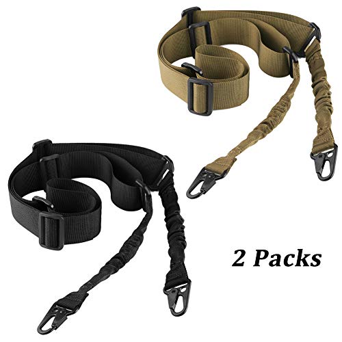 Accmor Rifle Sling 2 Point Gun Sling, 2 Pack Guns Straps Extra Long