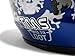 TMS Youth Kids Negro/Azul Punk Dirt Bike ATV Motocross Casco MX + anteojos + Guantes, Azul