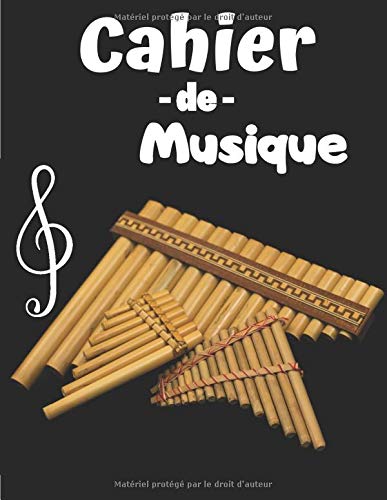 Amazon Com Cahier De Musique Cahier De Partition Vierge Couverture Flute De Pan 100 Pages 12 Portees Par Page French Edition 9798656998468 Editions Pyramide Books