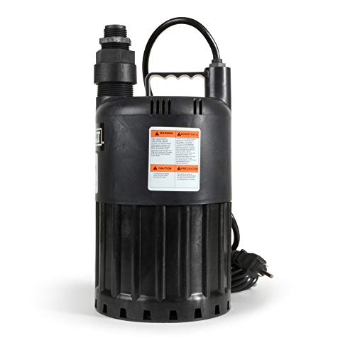 WaterAce WA56UP Submersible Utility Pump Black - Thumbnail 2