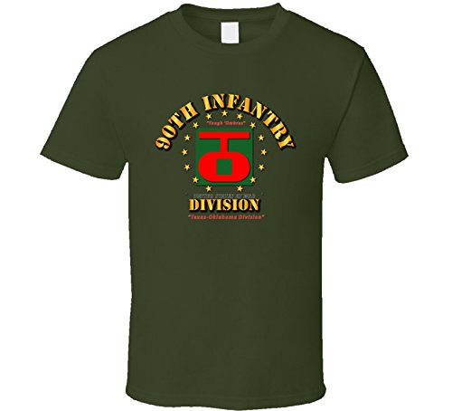 LARGE - 90th Infantry Division - Tough Ombres - Military Green