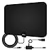 Indoor HD TV Antenna, 2020 Upgraded Digital Amplified 60-90 Mile Range HDTV Antenna 4K HD VHF UHF Freeview Television Local Channels Detachable Signal Amplifier and 16.5ft Longer Coax Cable primary