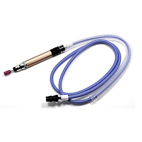 ELEOPTION Air Die Grinder, Pneumatic Micro Air Pencil Die Grinder Engraving Pen Polishing Tool Engraver Kit 65000rpm 0.4-0.6Mpa