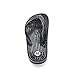 Revs - Lights - Men's and Women's Reflexology Massage Flip Flops, Black, US9 Women/US8 Men
