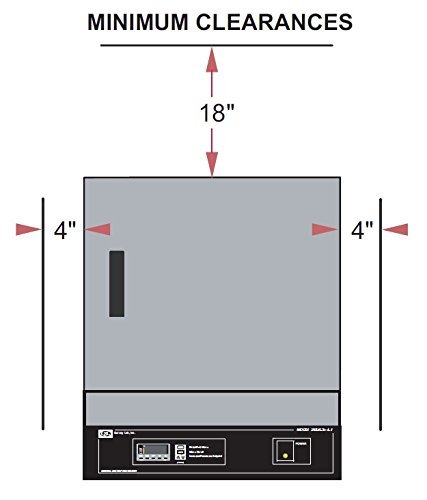 Quincy Lab 40AFE Steel/Aluminum Forced Air Lab Oven with Digital Controls, 2.86 Cubic feet