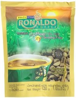 Ronaldo, 3 in 1 Instant Coffee Mix with Ginseng Fiber, net weight 150 g (Pack of 1 piece) / Beststore by KK