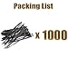 GNAWRISHING Cable Ties Total 1000 Pcs Cable Zip Ties (6 Inch) Easy to Use Ultra Strong Plastic Wire Ties, High Toughness, Made From New Material