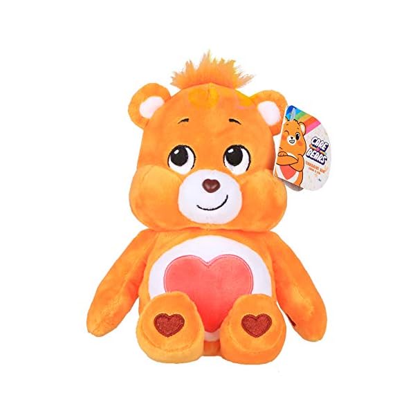 Care Bears | Tenderheart Bär 22 cm Bohnen Plüsch | Süßes Plüschtier zum Sammeln, Kuscheltiere für Kinder, Stofftiere für Mädchen und Jungen, süße Teddys geeignet für Mädchen und Jungen ab 4 Jahren |