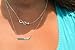 EFYTAL Sterling Silver Infinity Necklace - Cultured Pearl Bridesmaids/Friendship Jewelry Gift
