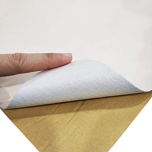 Large Leather Repair Patch Adhesive Back First-aid for Upholstery Couch Car Seat Jackets Handbags 12x24 Inches, Pack of 2 (Beige)