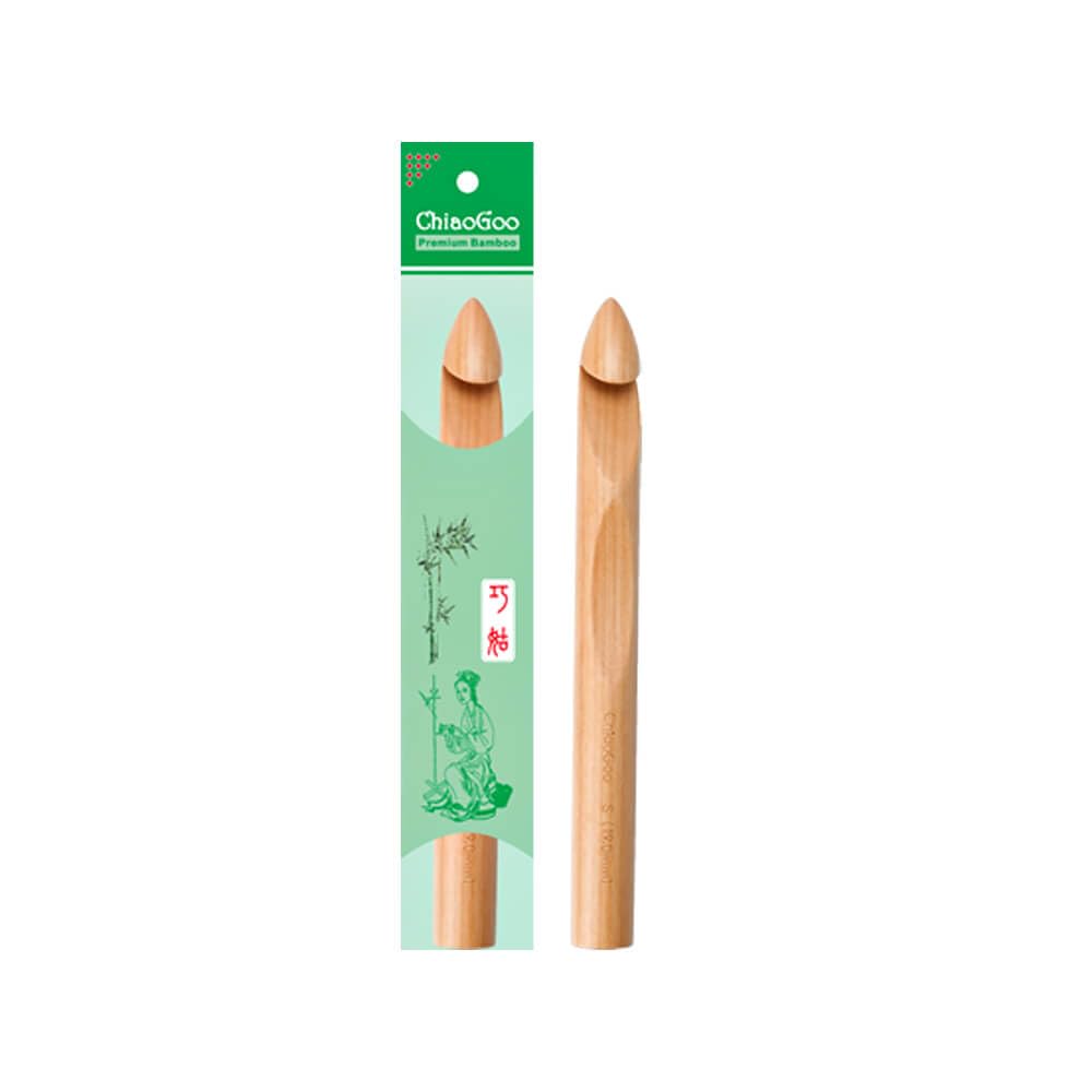 ChiaoGoo Crochet Hook Wood 15cm 22.00mm Patina - 1pc