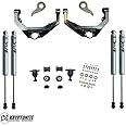 Kryptonite Stage 3 Leveling Kit with Fox Shocks Compatible with 2001-2010 Chevy/GMC 2500HD 3500HD KR10STAGE3FOX