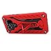 Zizo Static Series Compatible with Samsung Galaxy S8 Case Military Grade Drop Tested with Built in Kickstand RED Black