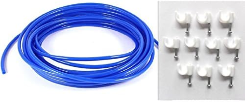 Sixly Size 1/4 Inch, 10 Meters 30 feet Length Tubing Hose Pipe for RO Water Filter System , 1/4''fixed seat( 10 pack)