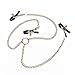 Nipple Clamps by Hot&Wild - Adjustable Clamp Pressure - Soft Latex on Clamps for Nipple Protection - Stainless Steel Chain – ON SALE TODAY