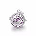Eudora Harmony Bola Tree of Love 20mm Angel Caller Pendant Musical Chime Prayer Bell 30'' Necklace Orchid