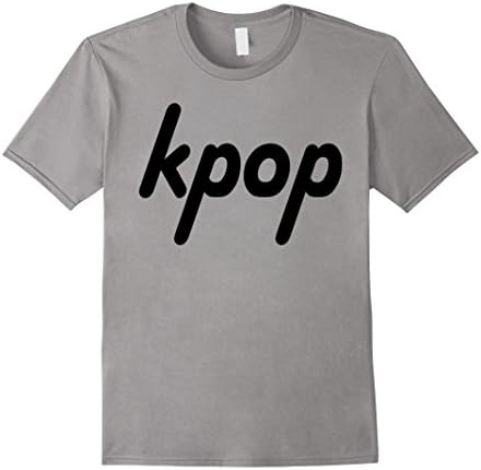 Mens K-pop music fan shirt for Men, Women, and Kid's Large Slate