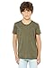 BELLA+CANVAS Youth Triblend Short-Sleeve T-Shirt XL Olive Triblend