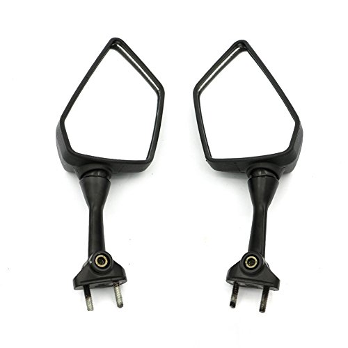 Alpha Rider Motorcycle Left Right Rear View Mirrors For KAWASAKI NINJA 2008-2013 09 10 250R EX250 Black