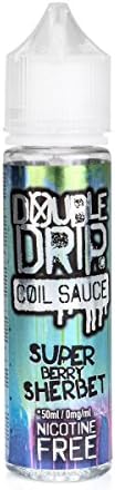 Double Drip Coil Sauce Super Berry Sherbet E-Liquid, 50 ml