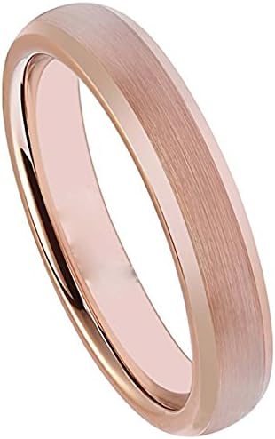Weeding Band Korotus Mens 8 MM Golden Tungsten Carbide Ring