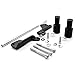 Krator No Cut Black Frame Sliders Compatible with Honda CBR 600RR (2003-2006) Frame Bobbins Sliders Crash Protectors Motorcycle Sportbike
