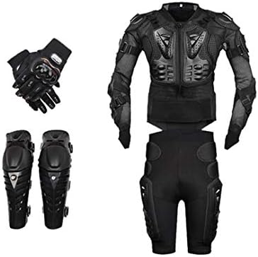 Motorcycle Body Armor Moto Protective Gear Motorcycle Jacket+Shorts Pants+Protection Knee Pads+Gloves Guard