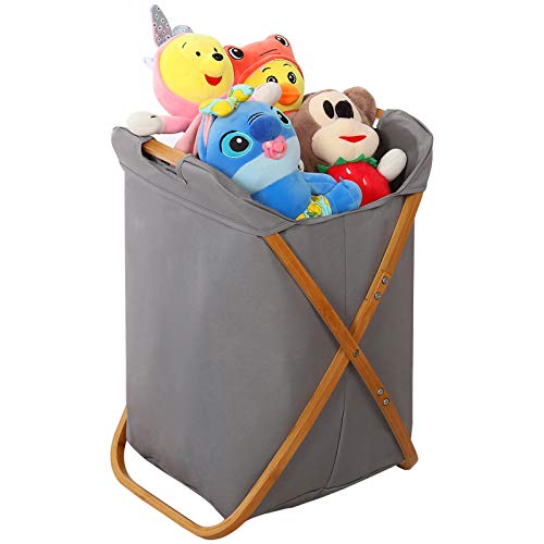 guofa-Large-Laundry-Baskets-with-Lid-and-Removable-Laundry-Bag-Waterproof-Lining-Fabric-Bamboo-Hampers-for-Bedroom-Bathroom-Laundry-Room-Toys-Basket