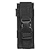 M1Surplus Tactical Molle Style Black Flashlight Belt Holster Pouch Fits Surefire G2X PRO 6PX EB2 P2X UTG VISM Tactical Lights