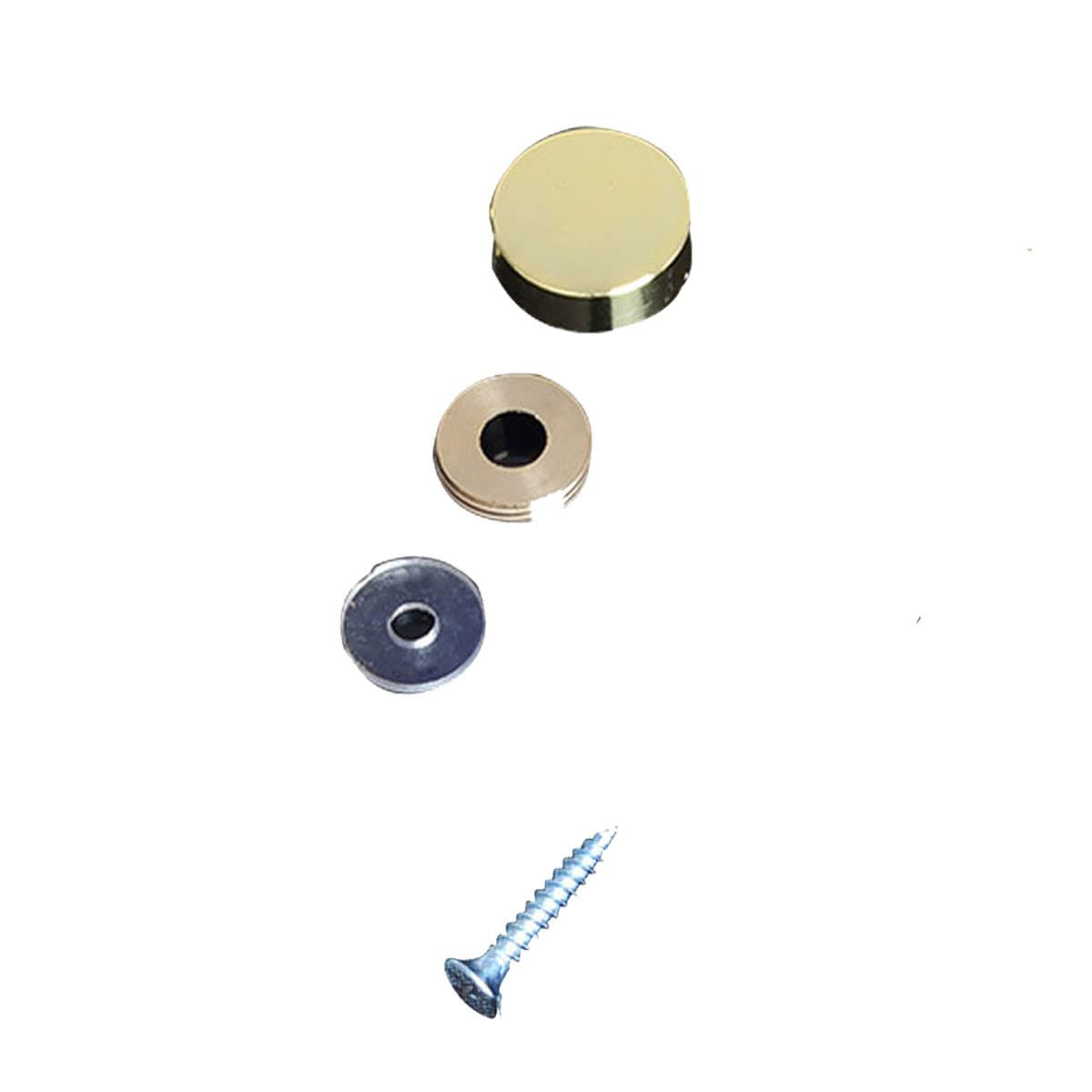 Mirror Screws 20mm Solid Copper Flat Mirror Nails Screw Cap Cover Mirror Nail For Decorative Mirror,Sign/Advertising Hardware,Nails,Construction