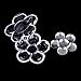 JUNKE 4 Sets Empty Eyeshadow Blush Lipstick Makeup Cosmetic Containers Pigment Pan Box Case with Aluminum Pans Palettes