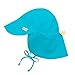 i play. Baby Flap Sun Protection Swim Hat, Aqua, 0-6 Months