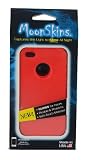 Moonskins MSK-SR01-01 Glow in the Dark Case for iPhone 4/4S - 1 Pack - Carrying Case - Retail Packaging - Red
