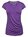 Milk Nursingwear Side-Shirred Nursing Top in Short Sleeves