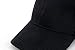 JOOWEN 6 Panel Faux Suede Baseball Cap Classic Adjustable Soft Plain Hat (Black)