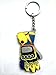 Yellow Glove VR46 Signture Rubber Motorclycle Key Fob Ring Chain For CBR GSXR ZX YZF Universal