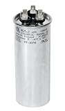 PowerWell 40 + 5 MFD uf 370 VAC or 440 Volt Dual Run Round Capacitor PW-40/5/R for Condenser Straight Cool or Heat Pump Air Conditioner 40/5 Micro Farad - Guaranteed to Last 5 Years