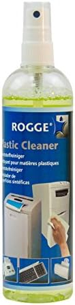 ROGGE Plastic Cleaner Pump Spray Bottle 250 ml - Powerful cleaner for office equipment, computer peripherals, laptops, tablets and other devices