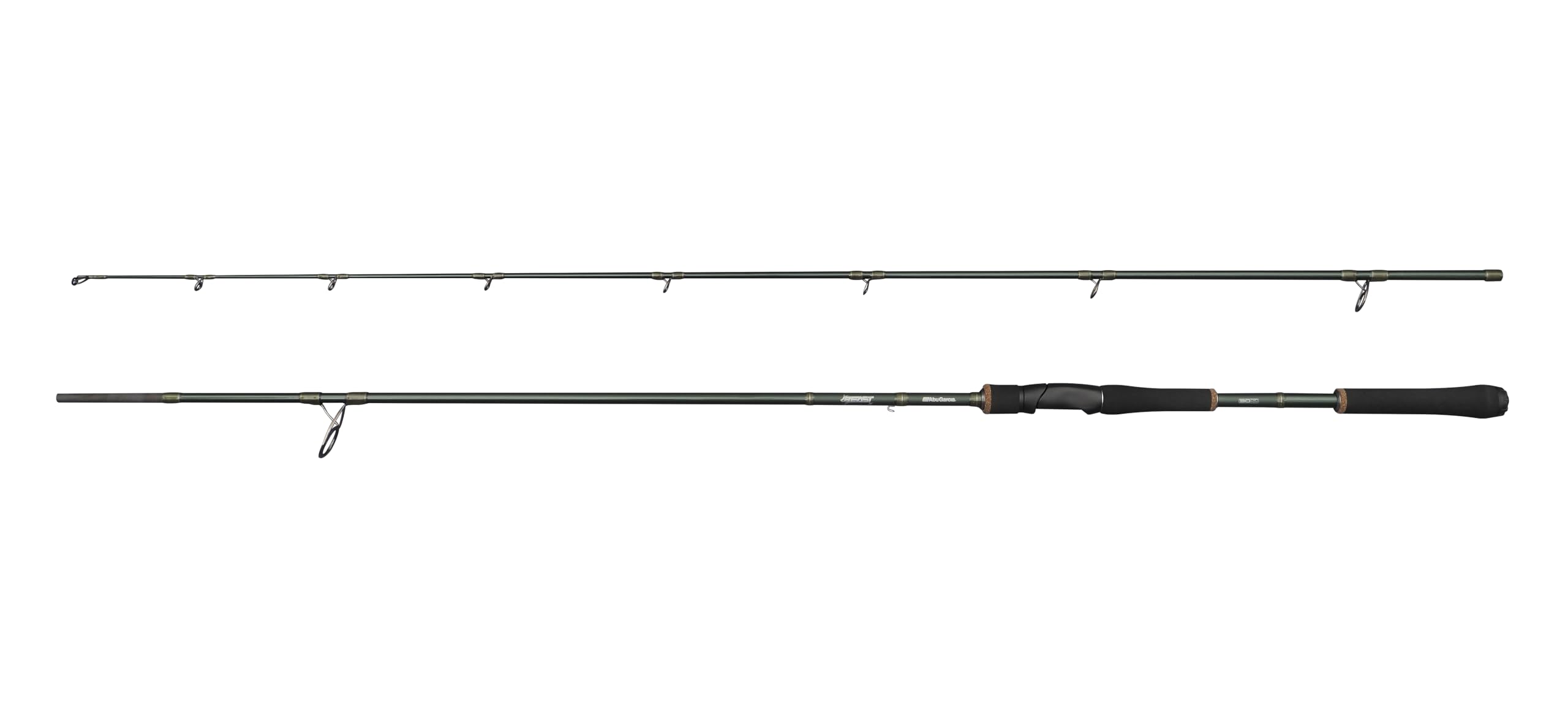 Abu Garcia Beast X Spinning Rod, Freshwater Angler Fishing Pike Perch & Zander, Strong Leightweight & Versatile, Green, 2.51m Fast Ambidextrous Rod