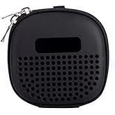 LZYDD Hard Travel Bag Case with Portable Metal Hook Fits Bose Micro Speaker for Secure Outdoor Protection (Black)