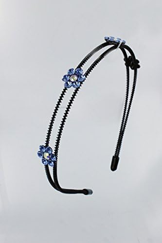 H11 Big-Four Flower Bridal Headband-B