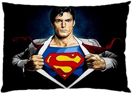 Superman Pillow Case Two Side Cover Rectangle Pillowcases Amazon