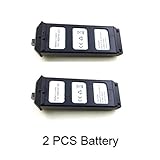7.4V 1800mAH 25C Battery for MJX Bugs 5W B5W Contixo F20 GPS Brushless RC Quadcopter Drone B5W Original Battery (2 Pack)