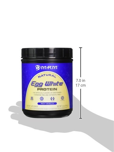 MRM All Natural Egg White Protein, Rich Vanilla, 12oz