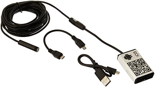 Wifiワイヤレスデジタル内視鏡ボアスコープ蛇検査カメラシステム Iphone Ios Ipad Samsung Androidスマートフォン携帯電話用 6つのledライト 9ミリ 2メガピクセル 7p Hd Ip66nbsp 5メートル