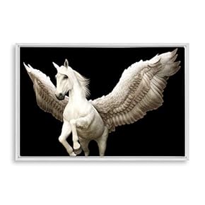 signwin Framed Canvas Wall Art Unicorn Canvas Prints...