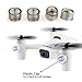 Morpilot® for Hubsan x4 H107C+ Plus Replace Spare Parts Crash Pack Kit Battery Motor Prop Body Shell